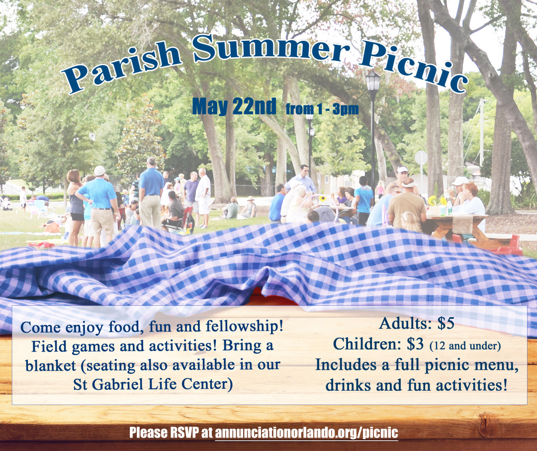 Parish Picnic Annunciation Catholic Church