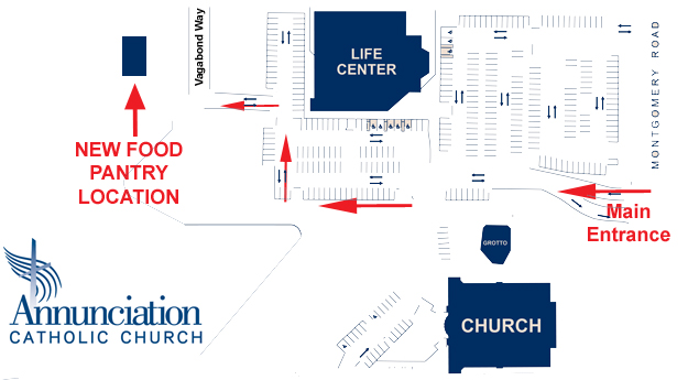 Food Pantry Location Mapsm Annunciation Catholic Church