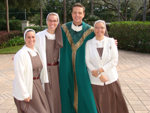 Fr Parkes with Sisters
