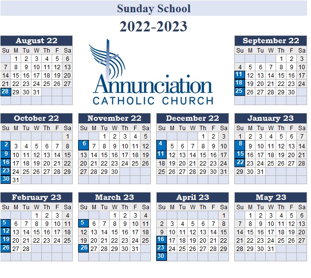 Sunday School 2022 2023