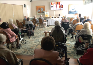 Annunciation Eucharistic Ministers Serving at a Senior Living Facility