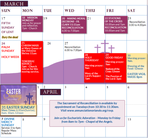 Lent - Holy Week - Easter - 2024