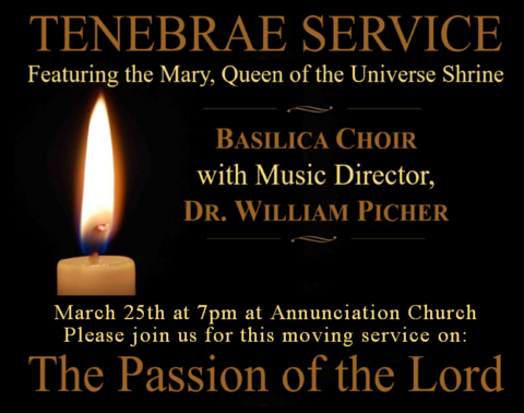 Tenebrae Service - Click to view Replay