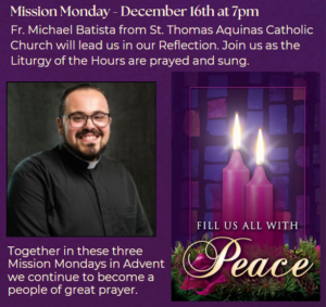 Mission Monday - December 16th (recording available)