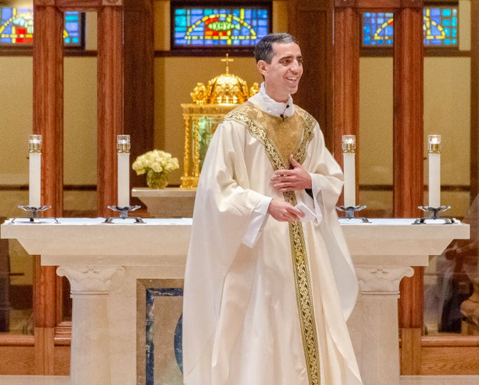 Fr Matthew First Mass