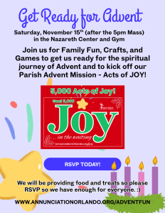 Get Ready For Advent - November 15th