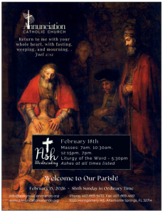 Bulletin - February 15, 2026