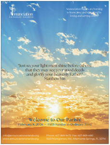 Bulletin - February 8, 2026