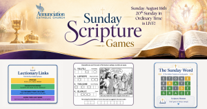 Play Annunciation Scripture Games