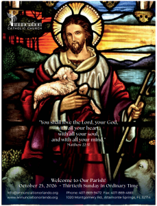 Bulletin - October 25, 2026